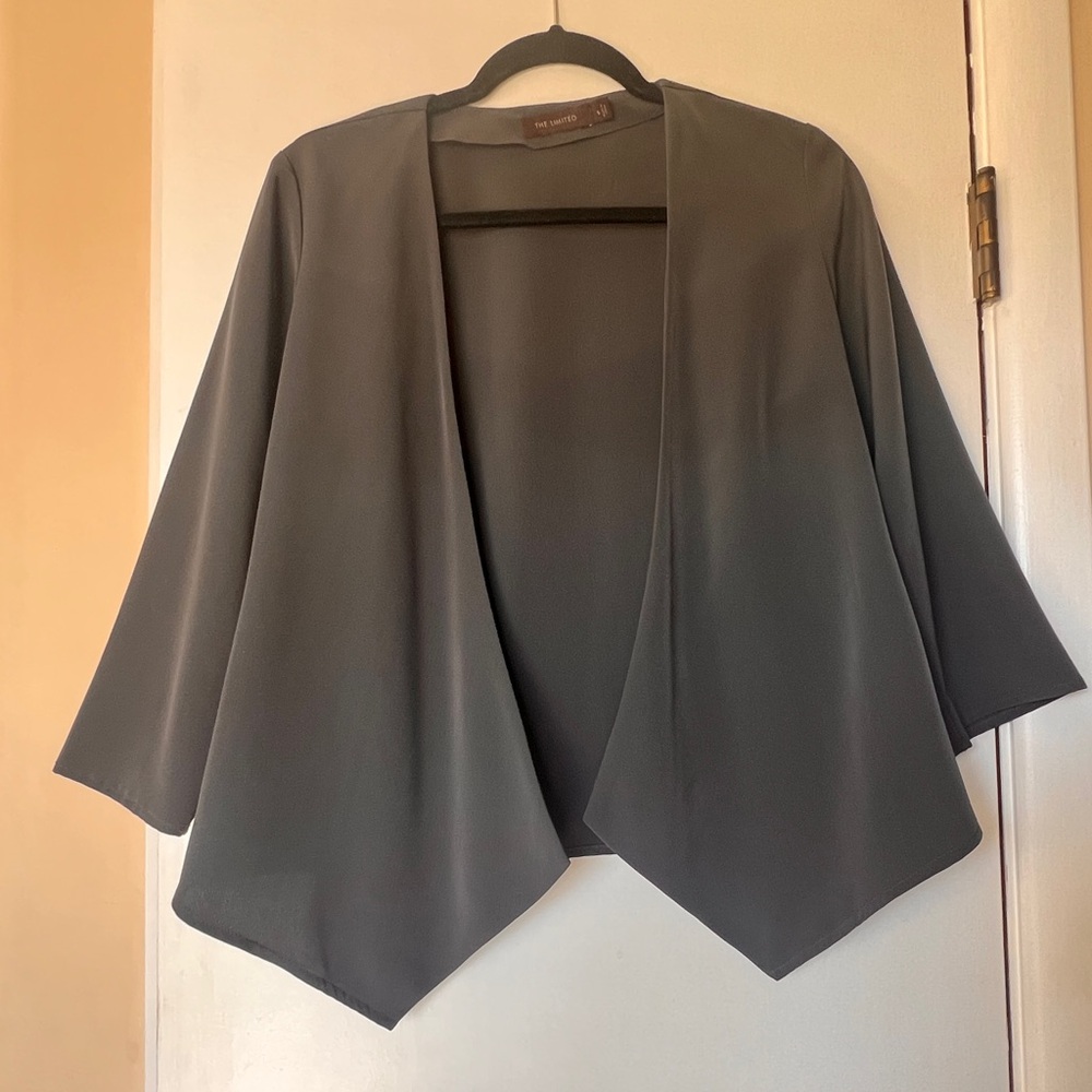 The Limited - Gray Polyester Cardigan - Size Small